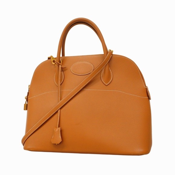 Hermes Hermès Bolide 35 Couchvel Gold Handbag, Women's, B Stamp - Picture 1 of 16